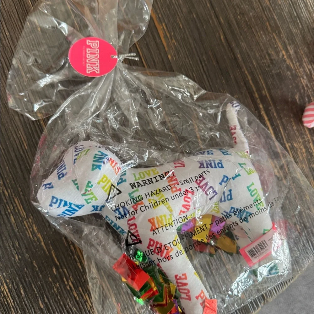 Victoria’s Secret pink dogs bundle VS DOGS pups confetti opening day dog vest - Picture 12 of 13